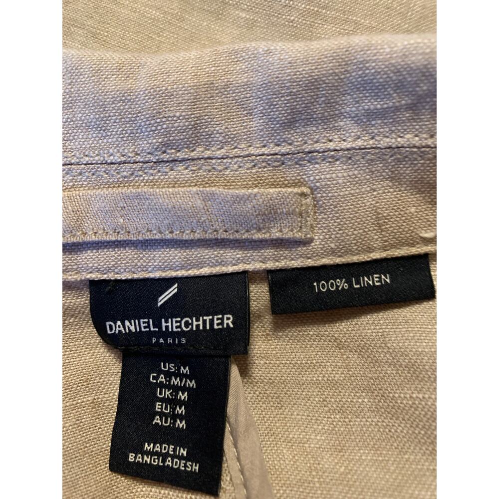 Daniel Hechter Blazer Linen Neutral Basic Luxury … - image 3